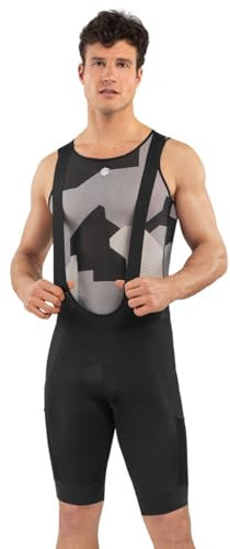 SIROKO - Salopette da Gravel Berg - L - Nero