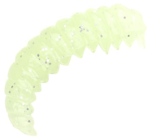 Trout Master Camola 30mm - 15 künstliche Bienenmaden, Farbe/Aroma:Glow/Garlic