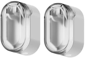 LAKYMIE 2 Stück Zahnbürstenhalter Aufsteckbürsten Halter Selbstklebender Elektrische Zahnbürstenhalter Wand Elektrische Zahnbürstenhalter Organizer mit staubdichter Abdeckung