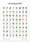 Saisonkalender Obst & Gemüse, Poster, Plakat, Küchen Deko, wall decor (Farbe, A1 (59,4 x 84,1cm))