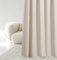 ROOM99 Vorhang mit Silberen Ösen Aura 140 x 230 cm Breite x Höhe Schiebegardinen Modern Curtain Wohnzimmer Schlafzimmer Hellbeige, 1 Stück