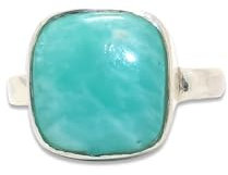 Grüner Amazonit Ring, Sterling Silber, Sch muck für Sie, handgefer tigter Ring, Ges chenkartikel, Alltags ring, Frauen ring, Stapel ring (56 (17.8))