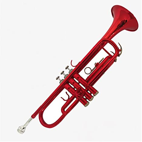Trompete Messing Mehrfarbige Optionale B-Flat-Trompeteninstrument Eignet Sich Für Studenten, Um In Der Anfängerprüfung Zu Spielen (Color : 3)