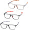 DEARBAG 3er-pack Lesebrille, Lesebrillen für Männer und Frauen, Blaulichtfilter Brillen, Anti-blaue Ultraleicht Computerbrille Arbeits Lesehilfe (Mehrfarbig, 2, Dioptrien)