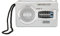 AM FM Transistor Radio Player, Tragbares Taschenradio mit Premium Lautsprecher und Kopfhöreranschluss, Batteriebetrieben für Zuhause, Reisen, Unterhaltung, Arbeit, Studium (Grau)