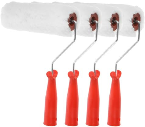CANIGHT Vielseitige Malerrollen 4 Stück 8 Zoll Rollen Für Wände Schränke Türen Und Decken