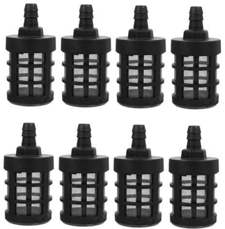 ANDRESLAD 8pezzi Filtro per Acqua Tubo Aspirazione Ingresso Giardino Autoadescante Filtro Pompa Doppio Livello Rete Inossidabile