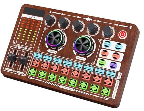 Live Soundkarten Soundmixer Board Für Die Podcasting Musikproduktion Mit Anpassbaren Soundeffekt Haltbarkeitsdesigns