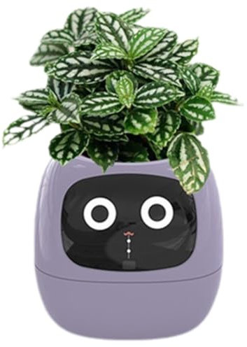 Tynmoel Maceta Inteligente Ivy, Maceta Pequeña Recargable por USB para Decoración de Interiores, Hace Que Cultivar Plantas Sea Fácil y Divertido, Color