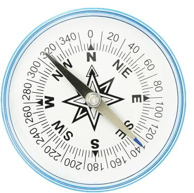 OAJABBGE Round Camping Survival Compasses 100mm Large Pocket Compasses Kids Compasses For Hiking Hunting Outdoor Navigation Tool