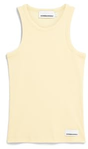 ARMEDANGELS Damen RIPP-Top aus Bio-Baumwoll Mix KANITAA Fitted Early Yellow