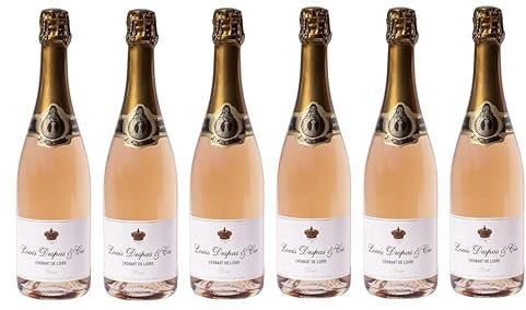 6x 0,75l - Louis Despas - Brut Rosé - Crémant de Loire A.O.P. - Frankreich - Rosé-Schaumwein brut