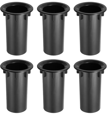 sourcing map 6Pcs 75x150mm/3 x 6 Inch Speaker Port Tube Subwoofer Bass Box Tube Bass Woofer Box Speaker Box Bass Air Port for DJ/PA Speaker Cabinets