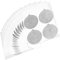 Lot de 100 autocollants pour capsules de café de 37 mm avec couvercle en aluminium pour capsules de café de 37 mm