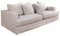 Riess Ambiente 3-Sitzer Sofa Heaven - 210cm - Natur - Leinenstoff Gänsefeder-Kissen Federkern Abnehmbarer Bezug Rundum-Bezug inklusive Kissen XXL-Couch