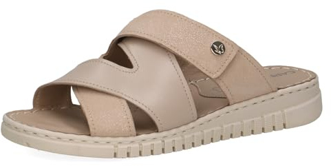 CAPRICE Pantolette Leder beige G-Weite