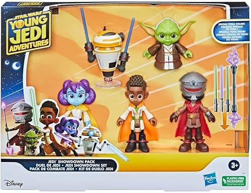 Star Wars Young Jedi Adventures Lot de 5 figurines articulées de 10 cm