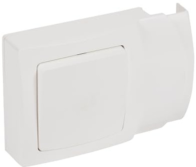Legrand Interrupteur ou va-et-vient Les Apparents, livré avec cadre, installation en saillie prête à poser, connexion rapide sans outil, idéal pour rénovation