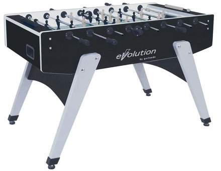Garlando Tischkicker G-2000 Evolution - Fußball - 2 Spieler - Jugend/Schule - Vereinsheim - inkl. Tisch