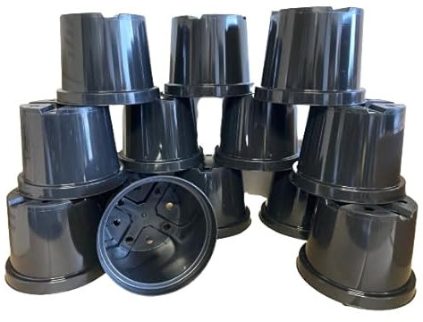 Gone Potty 20 x 5 Litre Plastic Plant Pots/Flower Pots