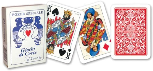 Modiano 311143 Pokerkarten Timmel Rot