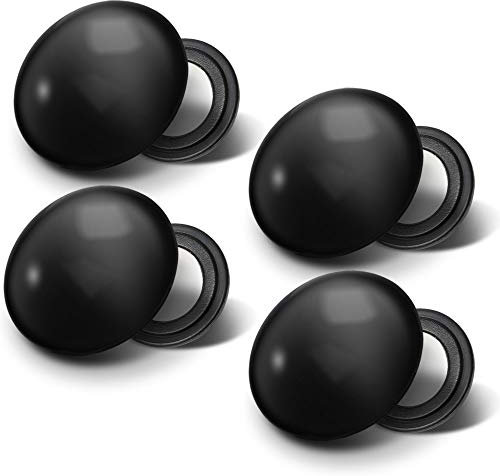 Imanes Dorsales Running, Opret Fijación Magnética Dorsal (4 Pack), Imanes Porta Dorsales para La Fijación del Número de Carrera, Accesorios de Maratón (Negro)