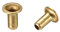 sourcing map 200 Stk. Durchgangsloch Kupfer Hohlnieten Ösen Leiterplatte PCB 2mmx4mm Golden