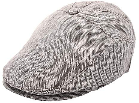 Foruhoo Kinder Schiebermütze für Jungen, Baby Baskenmütze Kapppe Hüte Cap (Khaki, 49cm / 6-16 Monate)