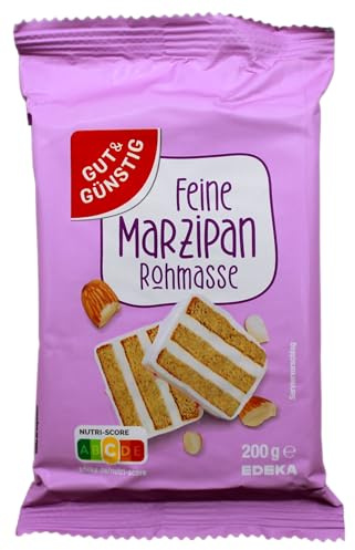 Gut & Günstig feine Marzipan Rohmasse, 3er Pack (3 x 200g)