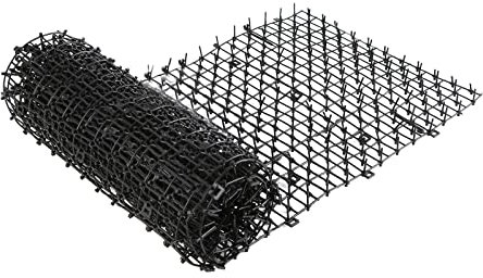 Haokaini Lot de 1 Rouleau de Protection Anti-Chat avec Pointes en Plastique Humain pour protéger Les Plantes et Les Fleurs 200 x 28 cm