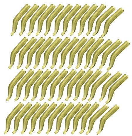 Fransande 50Pcs/Lot Carp Fishing Hook Sleeve Hair Rig Line Aligner Soft Anti Fishing Kickers/Line Aligners Accessories