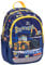 Belmil Kindergartenrucksack mit Brustgurt und Namensschild für 3-6 Jährige/Jungen / 12 L/Krippenrucksack Kindergartentasche Kindertasche/Maschinen/Blau (305-4/A Big Wheel)