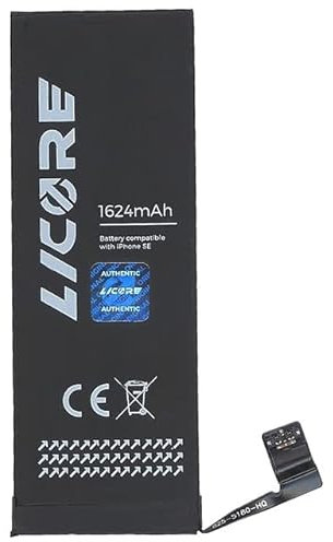 Licore Batteria Originale Premium Agli Ioni Di Litio Integrata Ottima Durata E Affidabiltà 3,82v 1624mah Compatibile Con Apple Iphone Se (2016)