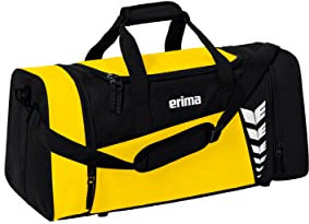 Erima Unisex Six Wings geräumige Sporttasche (7232305), gelb/schwarz, L
