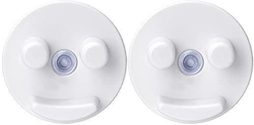 Omoojee Porte-éponge, 2 Paquets d'éponge à succion pour la Cuisine et la Salle de Bain, éponges Non incluses
