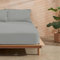 Belum | Microsatin Stahl Spannbettlaken für 90 Betten, Spannbettlaken 90 x 200 cm + 30 cm Falten, verstellbare Spannbetttücher, extra weich, schrumpffest, lichtbeständig und reißfest