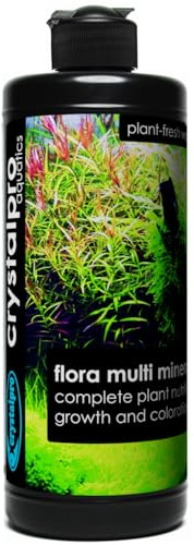 Flora Multi Minerals Aquarium Plant Fertilizer - All in One Aquarium Fertilizer for Fast Growing Healthy Plants - Plant Food for Root and Leaf Development (16.9 Fl Oz)