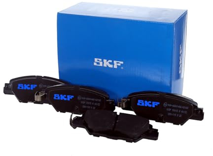 SKF Scheibenbremse Bremsbelag VKBP 90415 A - 4er Set - Position Hinterachse Höhe 73 mm Länge 166 mm Breite 103 mm Dicke 14,5 mm - OE Qualität | Kompatibel mit: MAZDA CX-5, CX-5, CX-5 Van