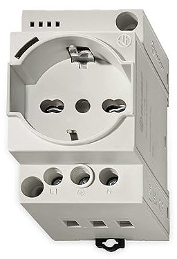 Schaltschrank-Steckdose Finder 7U.00.8.230.0010 Grau (RAL 7035) 1 St.