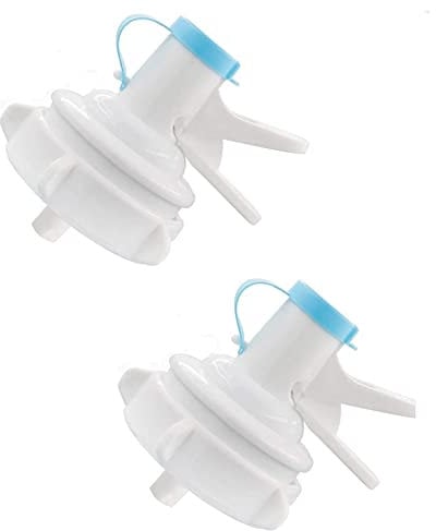 Jdeijfev 2 Pack Water Dispenser Valve, Water Jug Dispenser Valve Water Jug Cap Bottle Spout Reusable Plastic Spigot Faucet