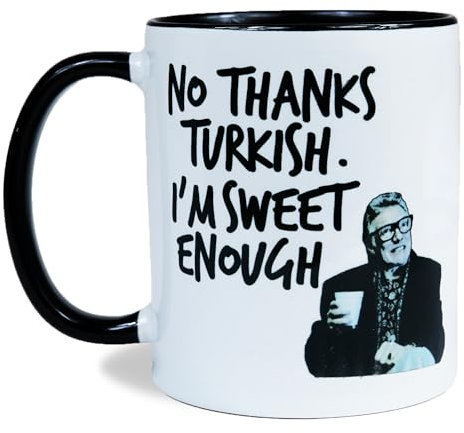 MUGEMS Sweet Enough Mug - Funny Mug Sarcasm Gifts Cup Joke Mug Secret Santa Gift Christmas Birthday Dad Brother Fathers Day