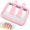 Iceten Ice Cream Roll Maker with 2 Scrapers, Pan Ice Cream Roll Maker Set Mini Freezable Roll Plate Kids Make Easy Ice Cream Rolls for Homemade Rolled Cream Frozen Yogurt Gelato Sorbet(Pink)