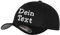 Flexfit Wooly Combed Basecap Bestickt mit Wunschtext (DE/NL/SE/PL, Alphanumerisch, S, M, Black)