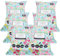6x Floral Anti-Bacterial Wipes - Jasmine - 80 Wipes Each