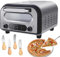COUCHO Forno per Pizza da Interno, Macchina per Pizza elettrica da 12 Pollici, Forno per Pizza da banco da 1700 W con 6 preimpostazioni, Riscaldamento rapido, Cottura in 90 Secondi, Touchscreen a LED