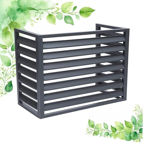 Dnowegas Noise cancelling heat pump protection engine air conditioning cover outdoor air conditioner cover aluminium air conditioner cover outdoor heat pump cover L110*W60*H80(2~3P)
