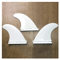 MERHOVO Elektrisches Surfbrett, 3pcs / Satz Flossenstrahlruder Weiß Medium Flossen Paddel Board Fin Surf Zubehör