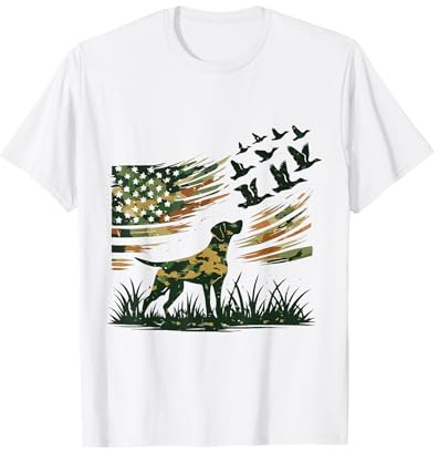 Youth Camo Stockente Jagdhund T-Shirt