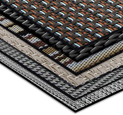 casa pura Tapis intérieur extérieur résistant, antisalissure, Impermeable et antidérapant | Nombreux Design/Tailles | Genua - 60x200cm