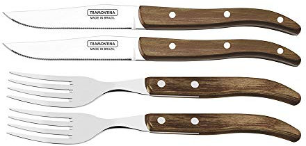 Tramontina 4 Pcs. Cutlery Set (2X Knives + 2X Forks)